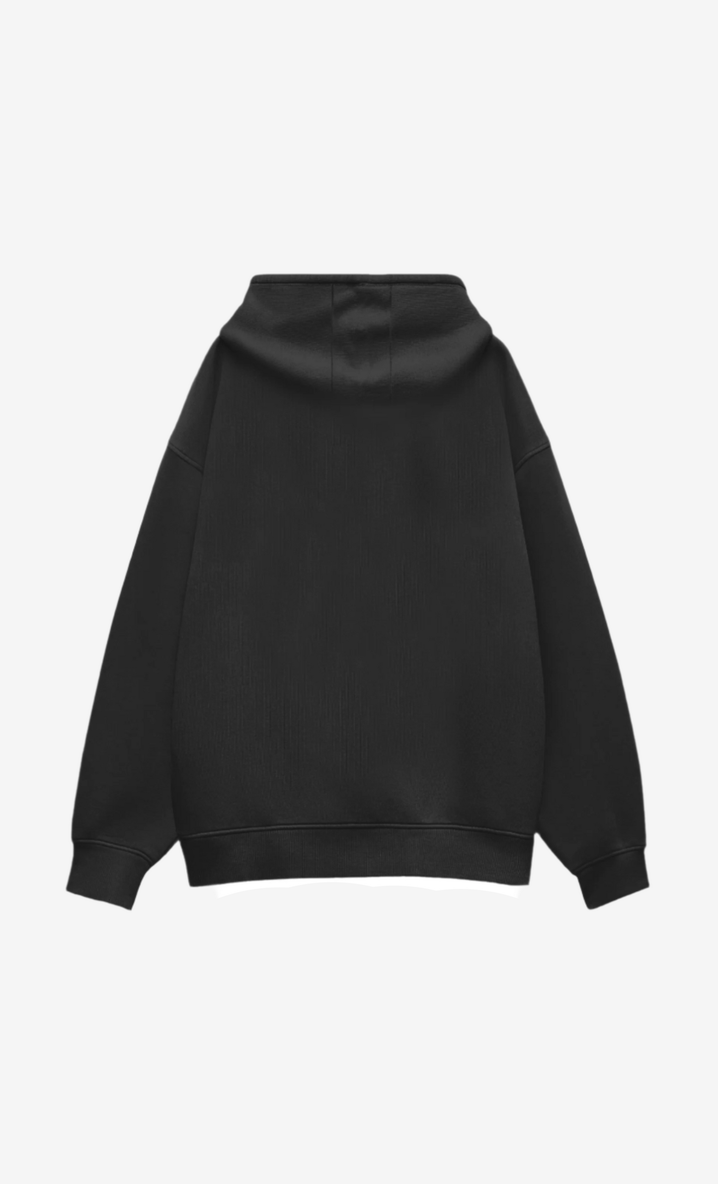 CHASING DREAMS, DODGING TRAFFIC OVERSIZED HOODIE BLACK