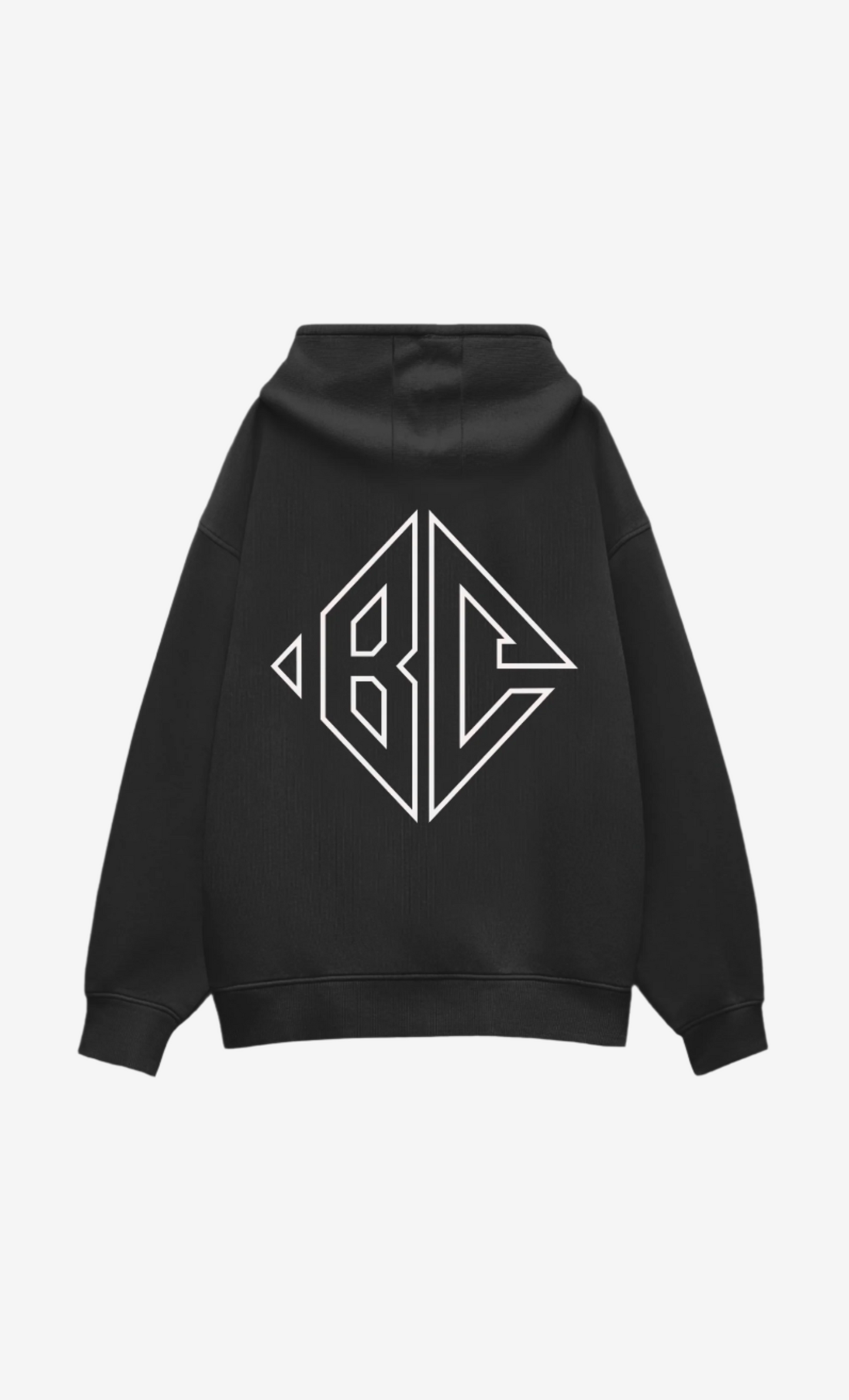 BACARI OVERSIZED REFLECTIVE HOODIE BLACK