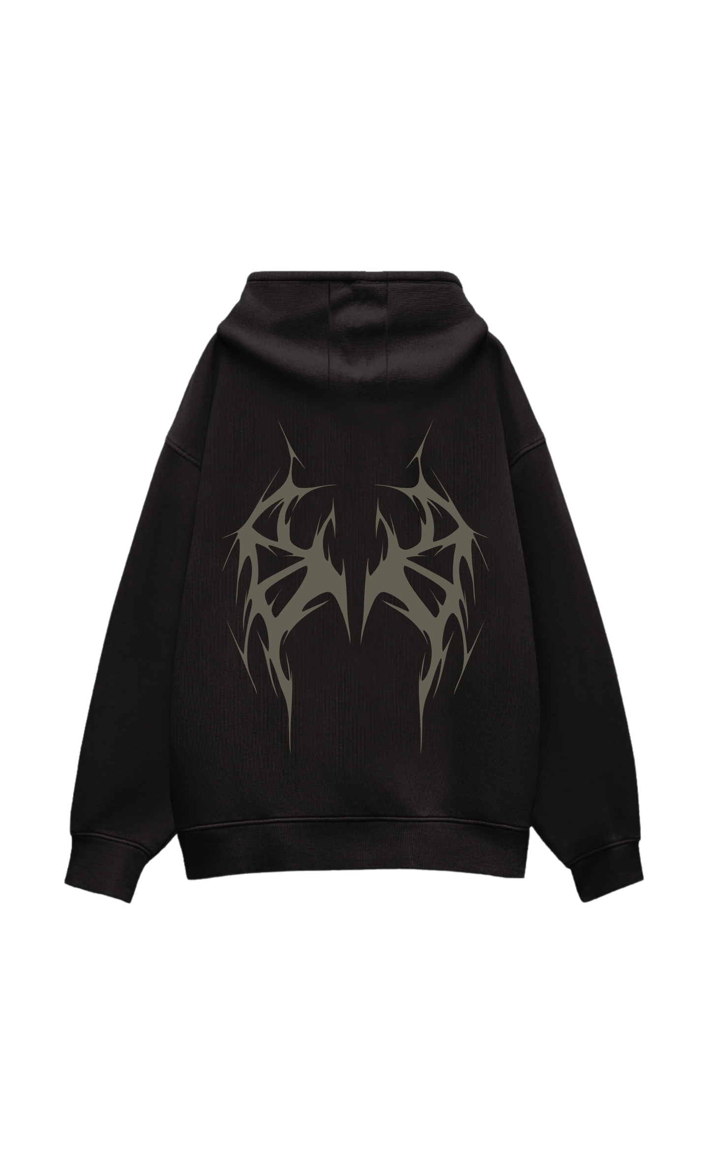 Thunder Oversized Hoodie Black