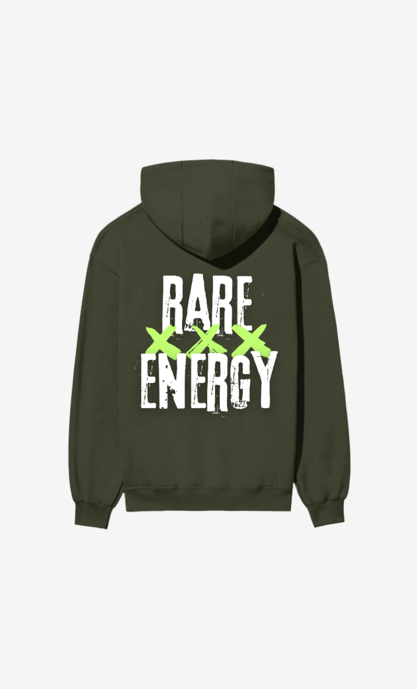 THE RARE ENERGY HOODIE OLIVE GREEN
