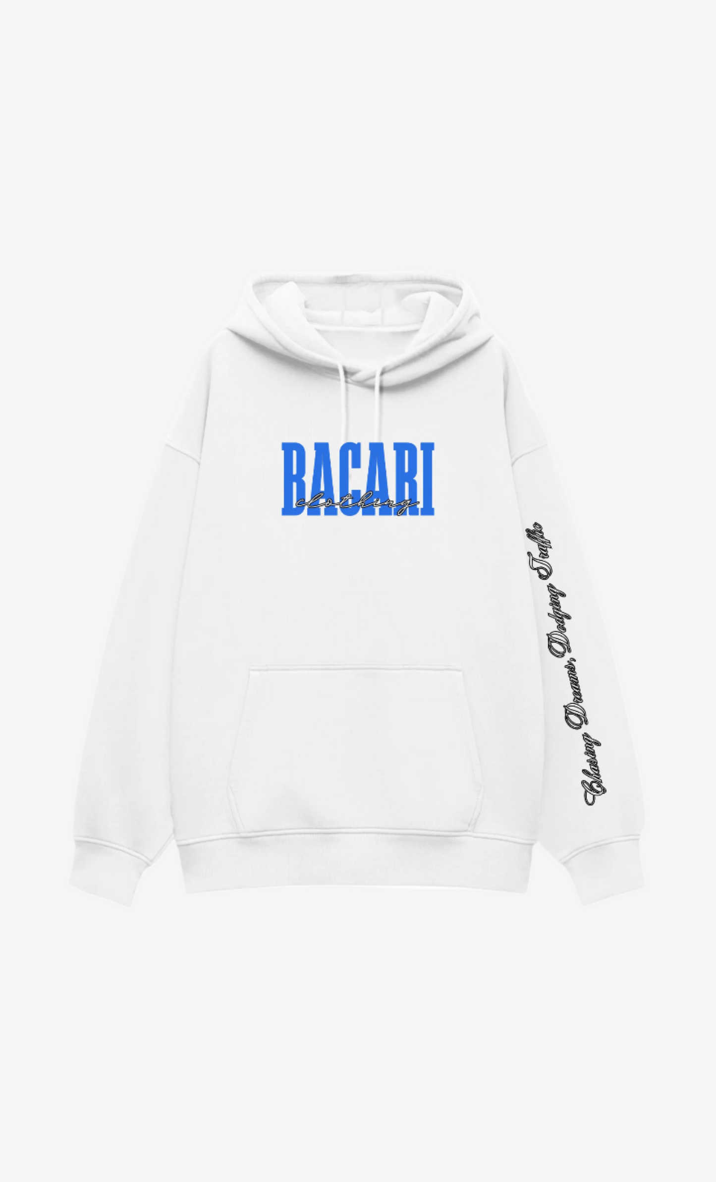 Chasing Dreams, Dodging Traffic Oversized Hoodie