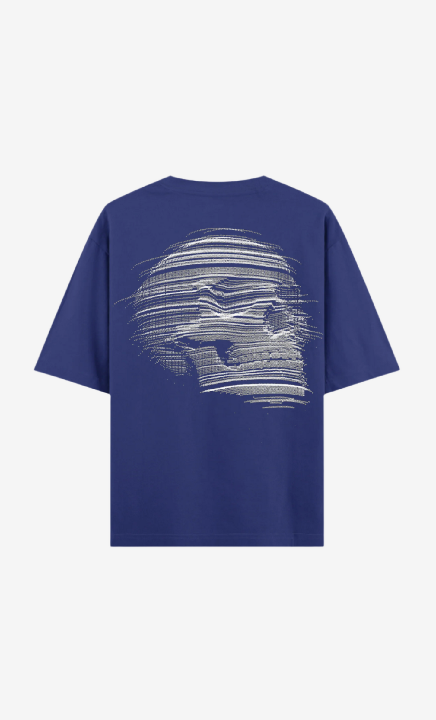 Pixel Skull Royal Blue
